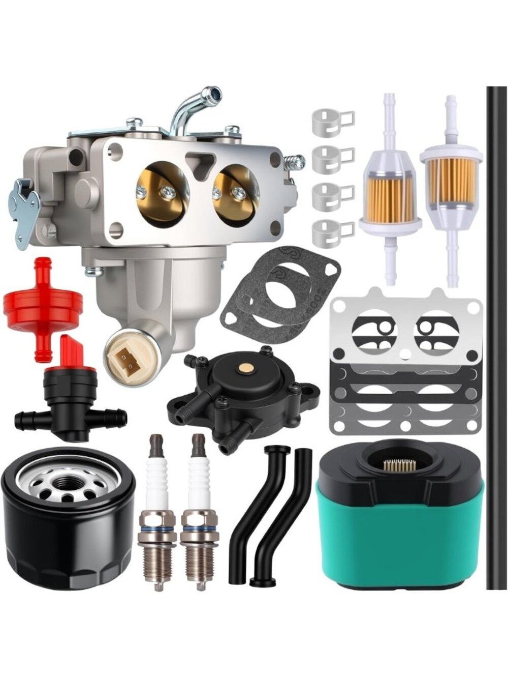 High-Performance Carburetor for V-Twin Engines - Fits Lawn Mowers 40G777, 40H777
